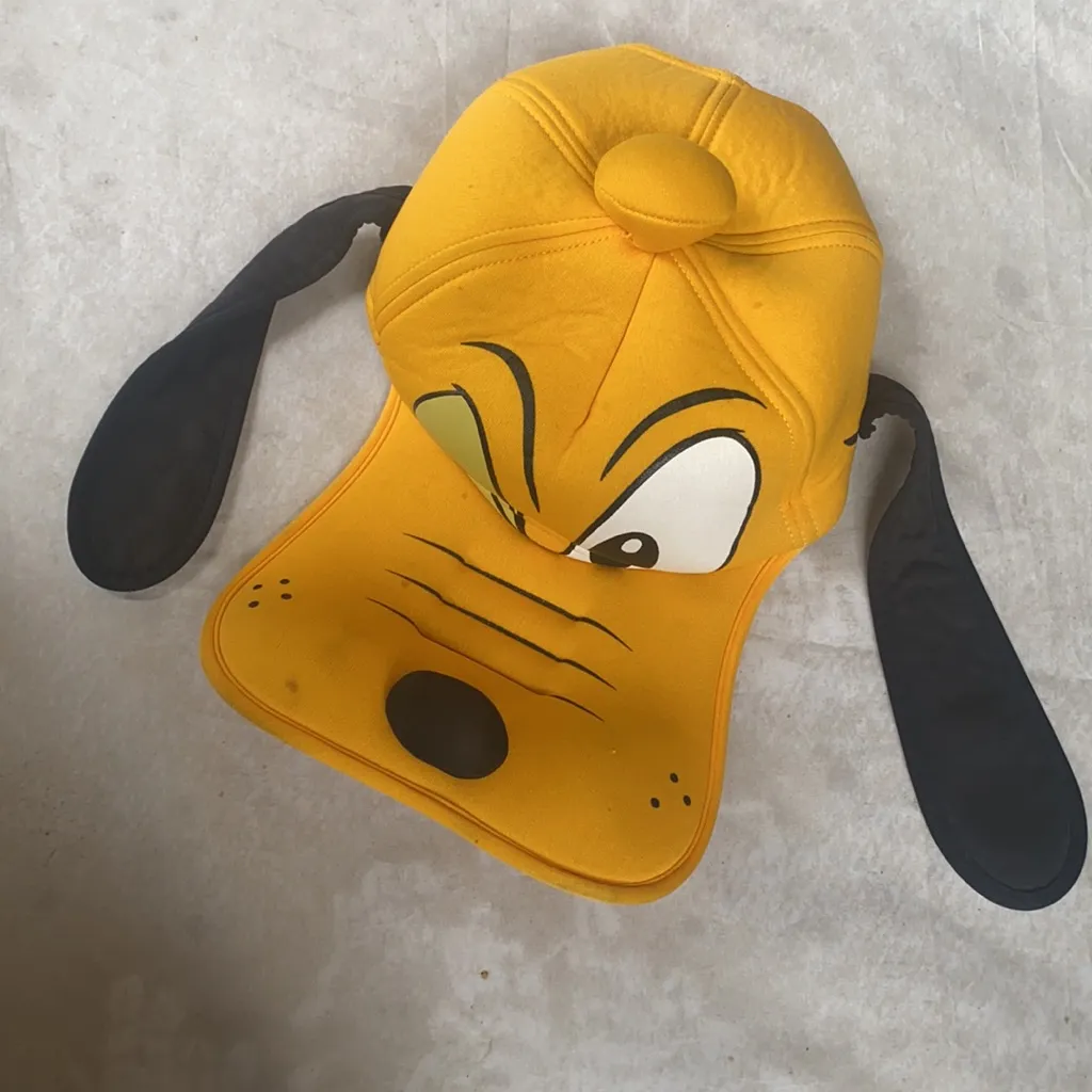 Disney Parks Pluto Novelty Foam 3D Hat and Pen Clip On Keychain Limited Release - Image 5