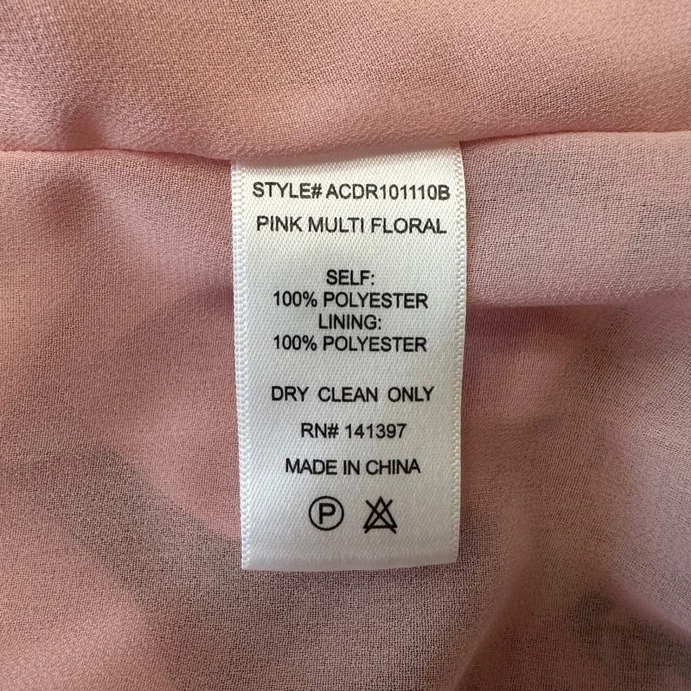 Revolve ASTR the Label Kaylani Dress In Pink Multi Floral Off Shoulder Ruffle XS - Image 14