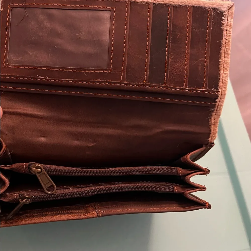 Leather Cowhide Wallet - Image 4