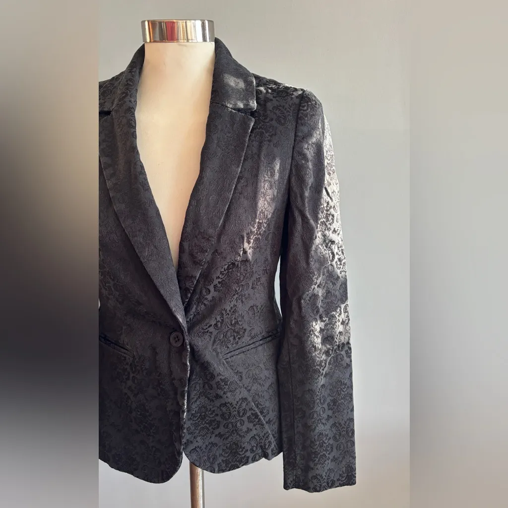 Dana Buchman Black Textured Blazer - Image 4
