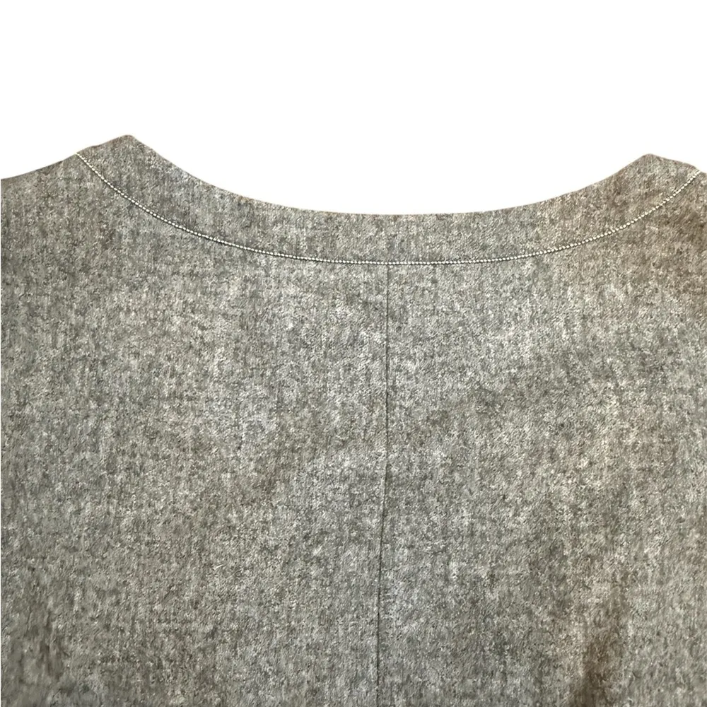 Lafayette 148 New York Quilted Zip Vest Grey Brown Size L Gray Size L - Image 12