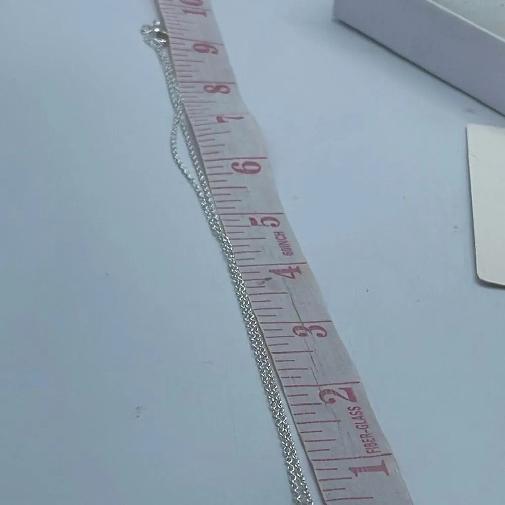 Sterling silver laser cut rose pendant necklace. - Image 6