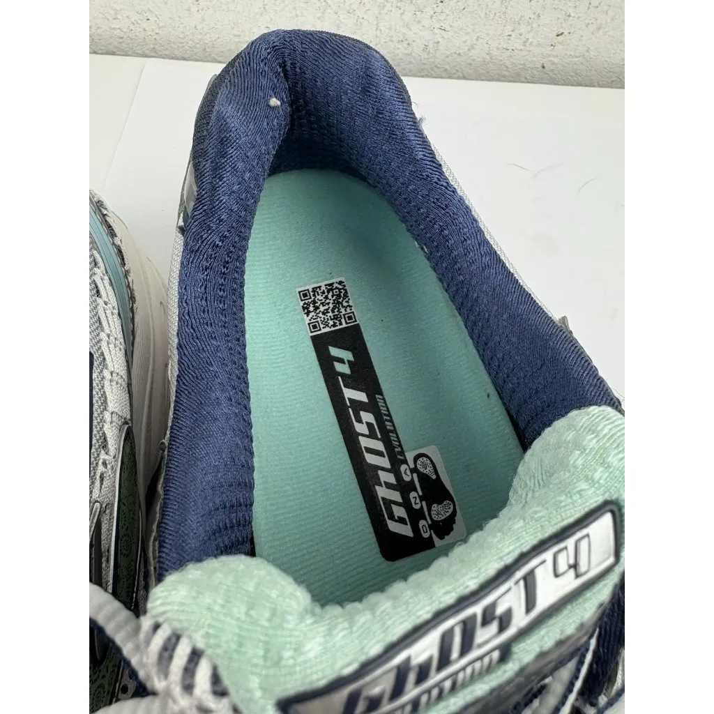 Brooks Ghost 4 Evolution Running Sneakers Womens Size 11 Blue Green Mesh Lace Up - Image 14