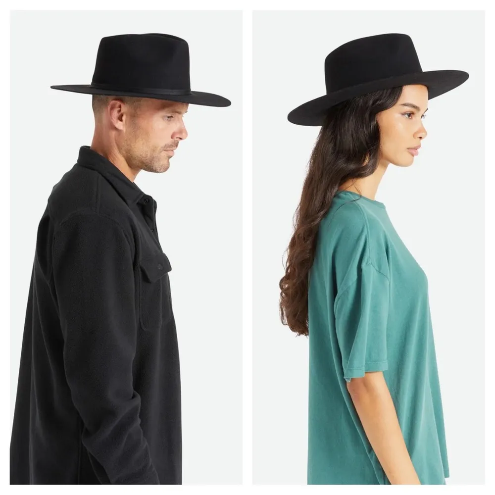 BRIXTON Cohen Cowboy Hat • Black • NWT - Image 4