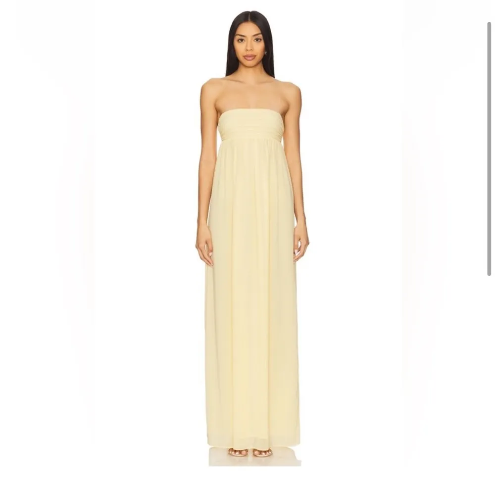 Lovers and Friends x Emma Rose Soleil Gown in Butter Yellow - Image 4