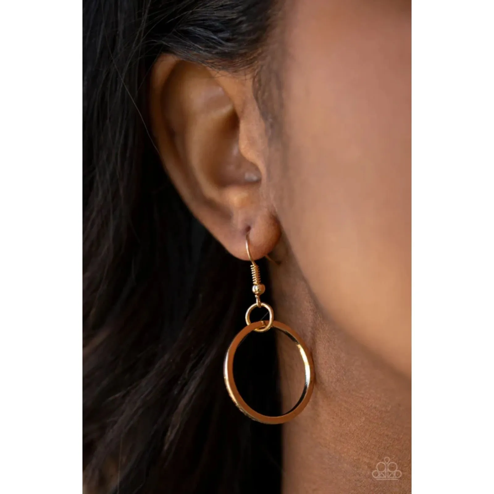 Paparazzi Natural Born Ringleader Gold Necklace (365) - Image 3