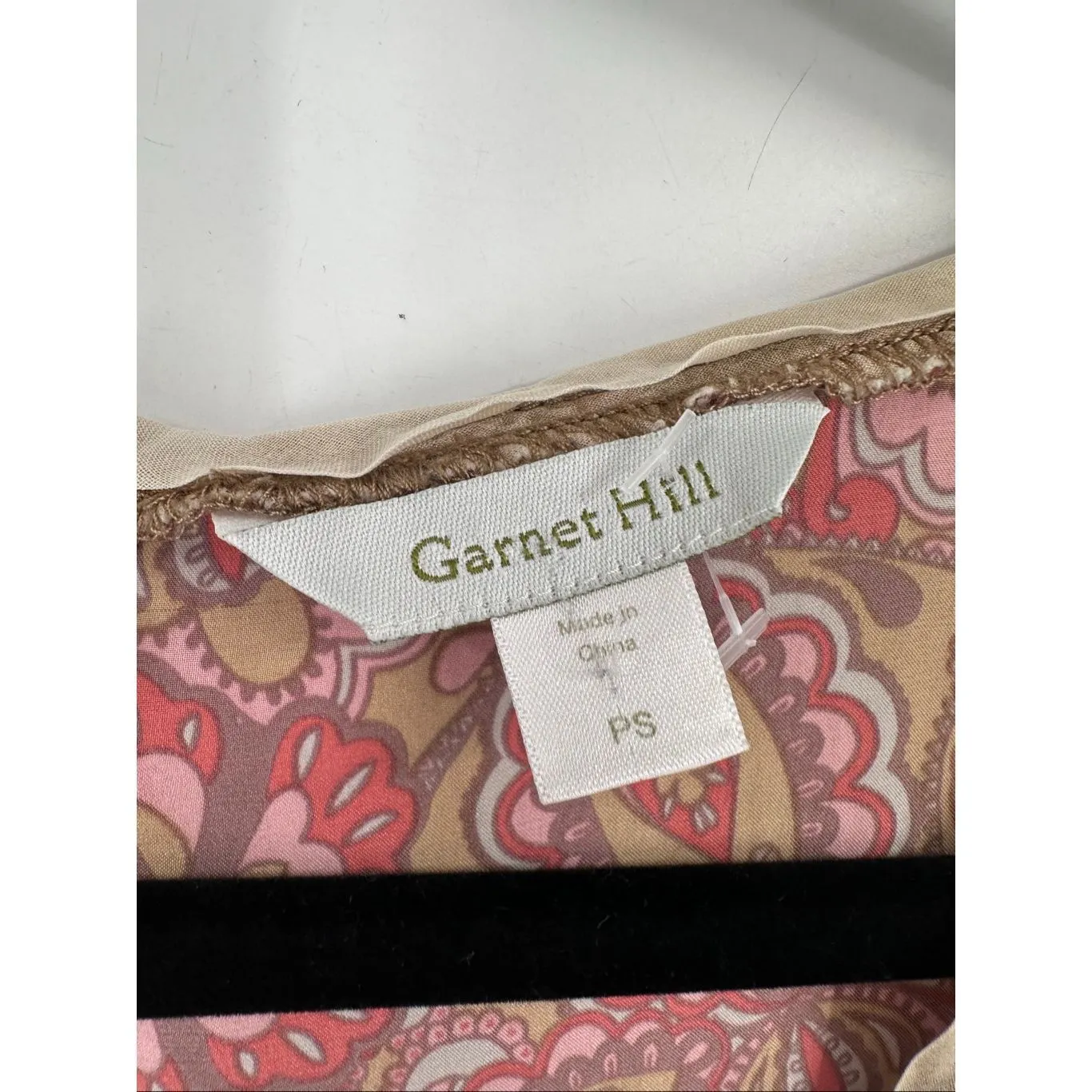 Garnet Hill 100% Silk Babydoll Tunic Top‎ Blouse Empire Waist Milk Maid Boho - Image 3