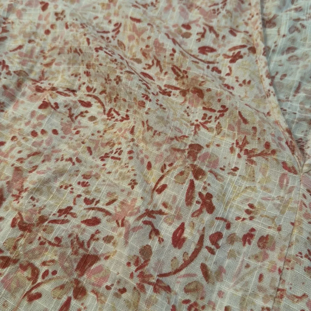 H&M Pink Floral Flared Skirt Dress - Image 7