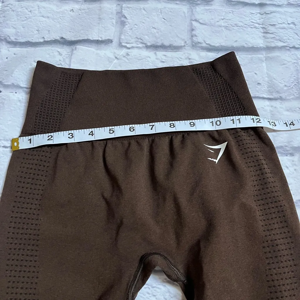 Gymshark Brown  seamless Leggings black dots - Image 5