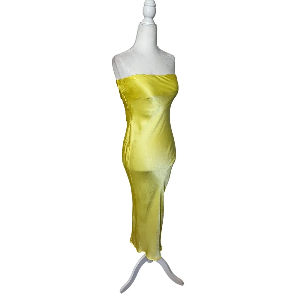 SNDYS x REVOLVE Angel Strapless Midi Dress in Yellow XX - Image 5