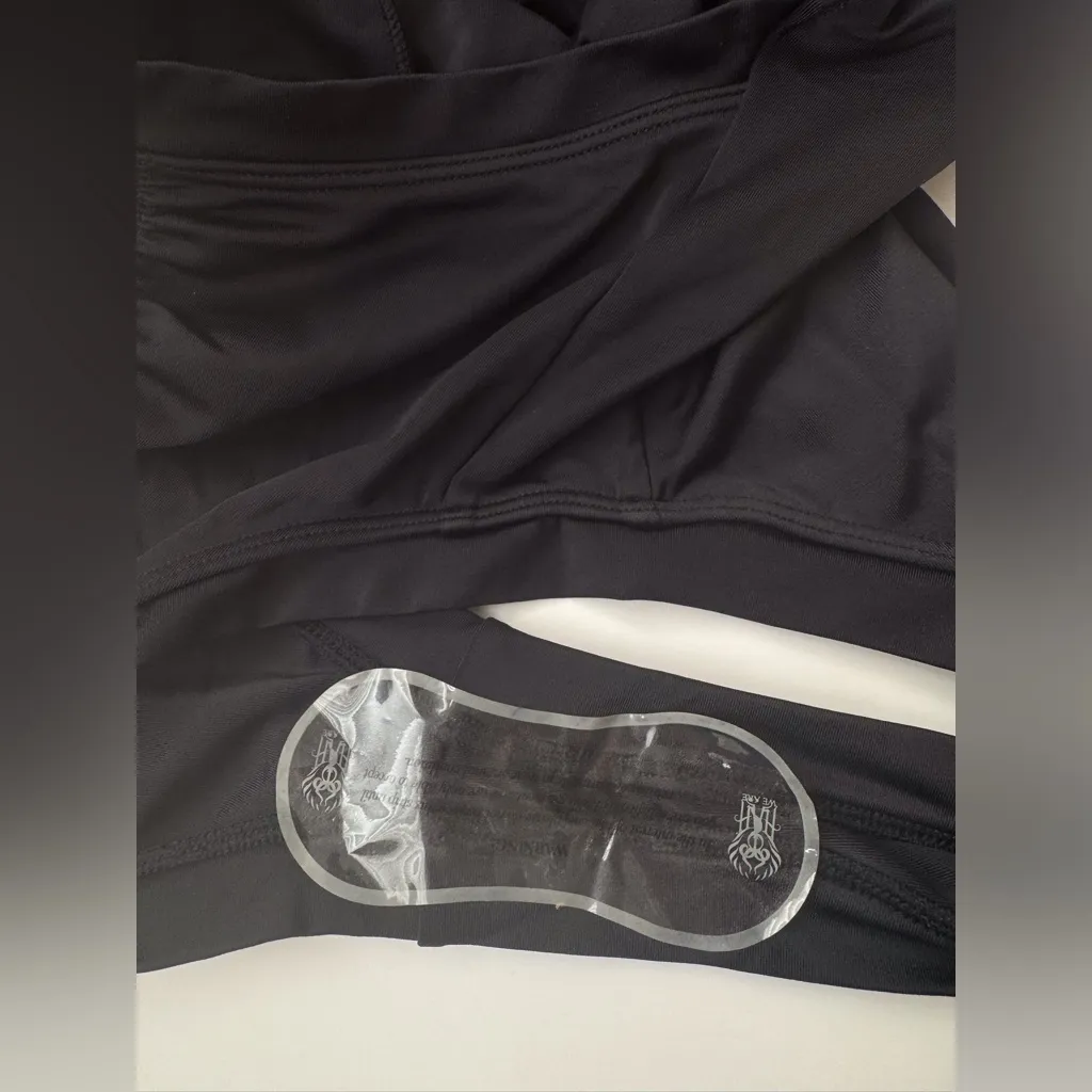 Free People We Are HAH NWT‎ Women’s Black Fair Resort One Pieces Swimsuit Size S - Image 9