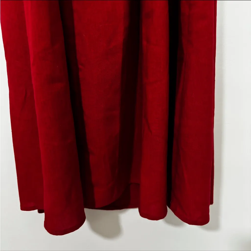 Petal & Pup Ramona Halterneck Midi Dress Size M Red - Image 5