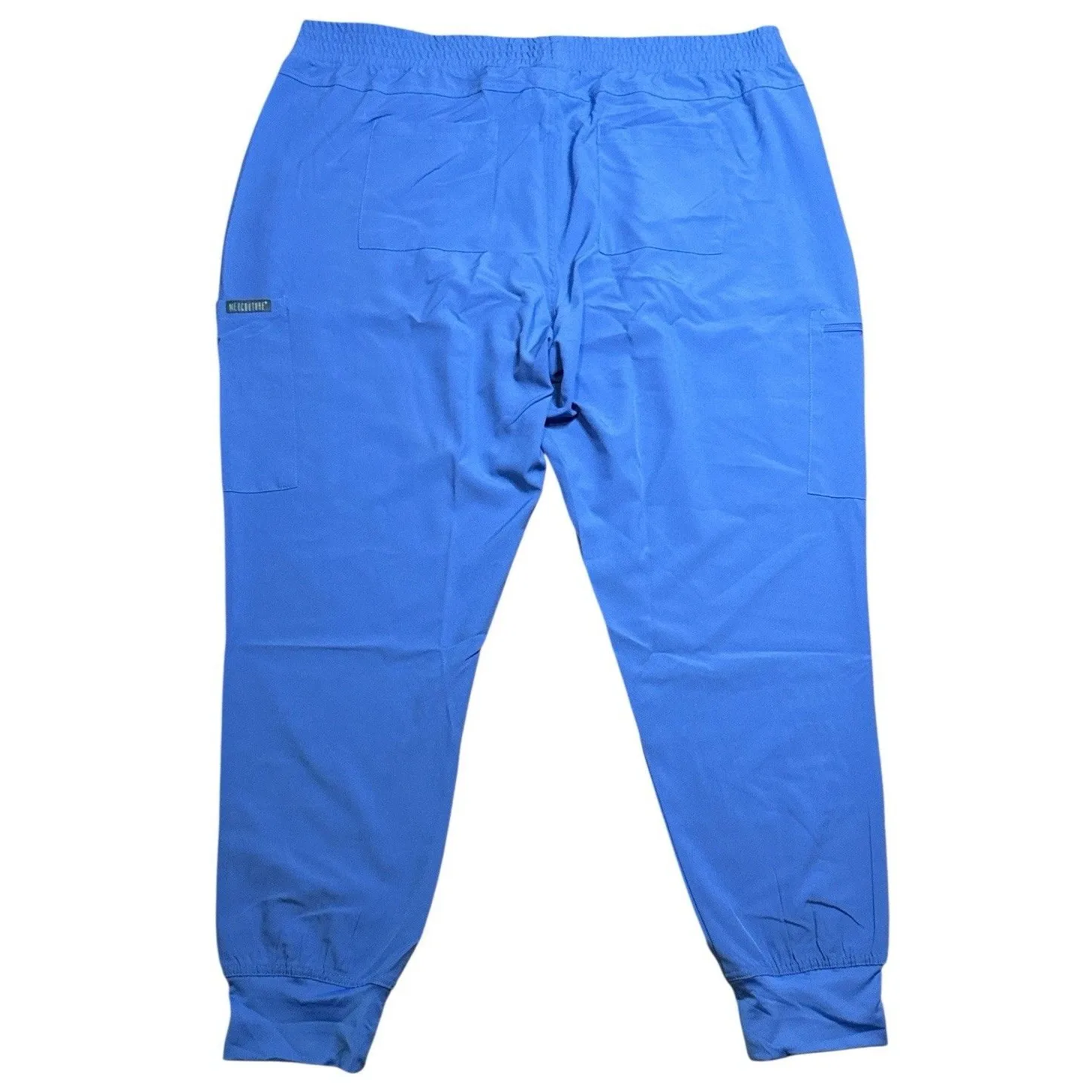 Med Couture Women's Energy Smocked Waist Cargo Jogger Scrub Pant‎ CEIL BLUE 2XL Size 2X - Image 10