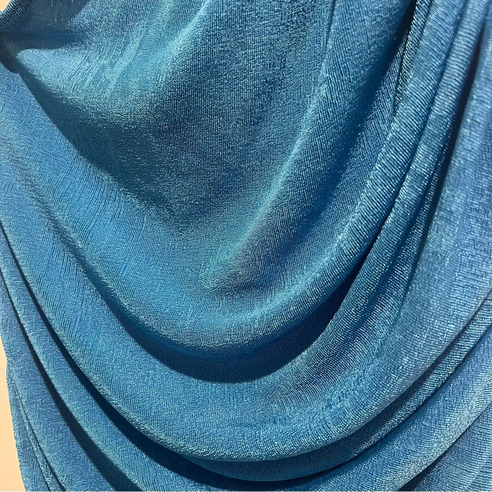 NEW Lioness One Shoulder Ruched Bright Blue Mini Dress - Image 6