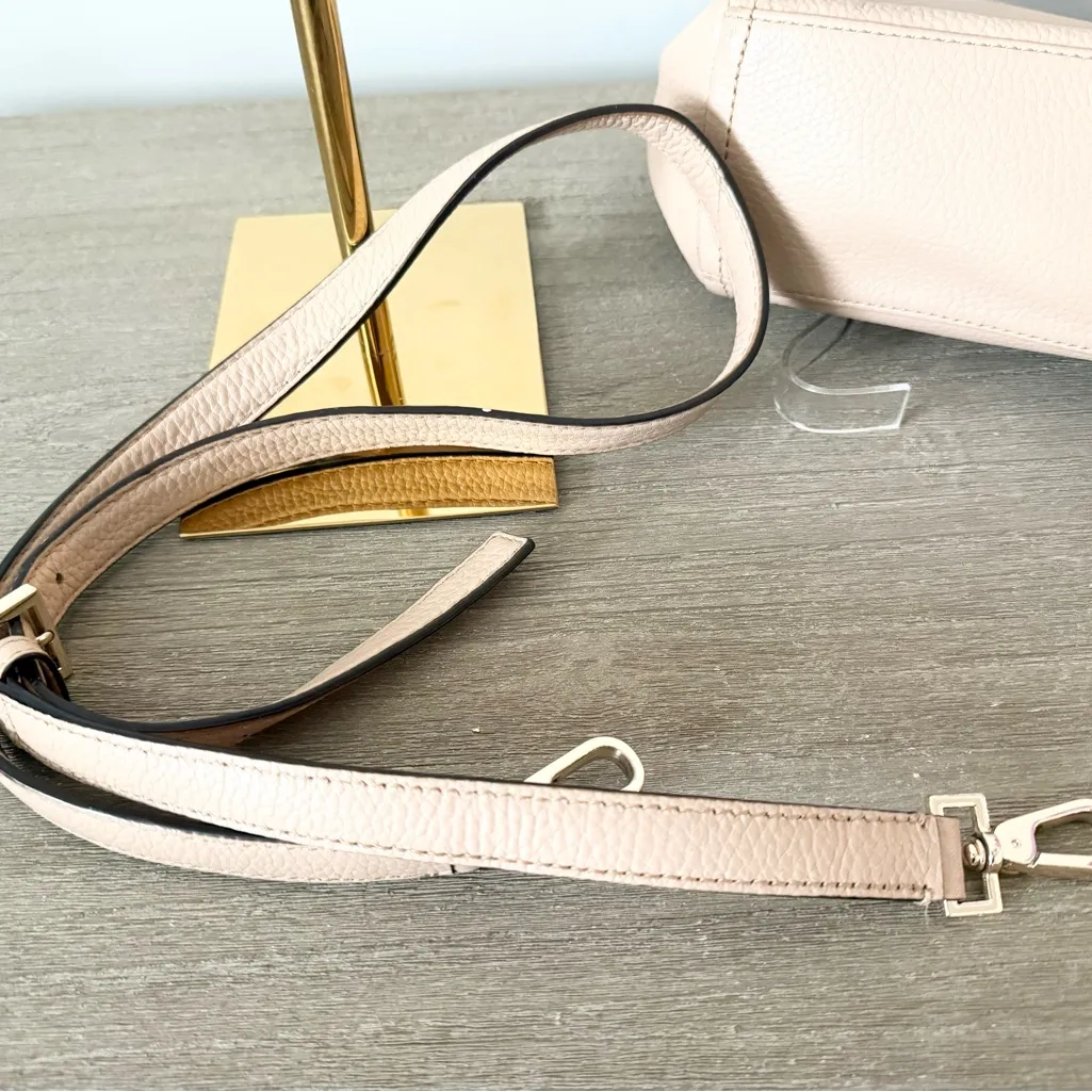 Kate Spade Highland Place Maria Crossbody/ Shoulder Bag in Beige - Image 8