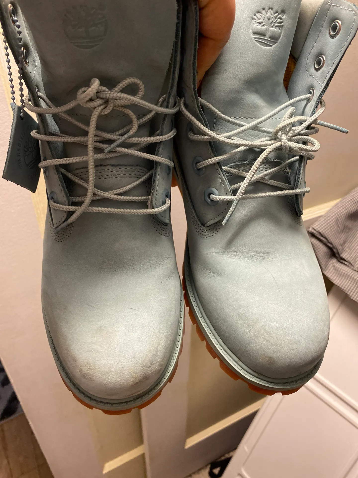 Timberland Light Blue Boots - Image 5