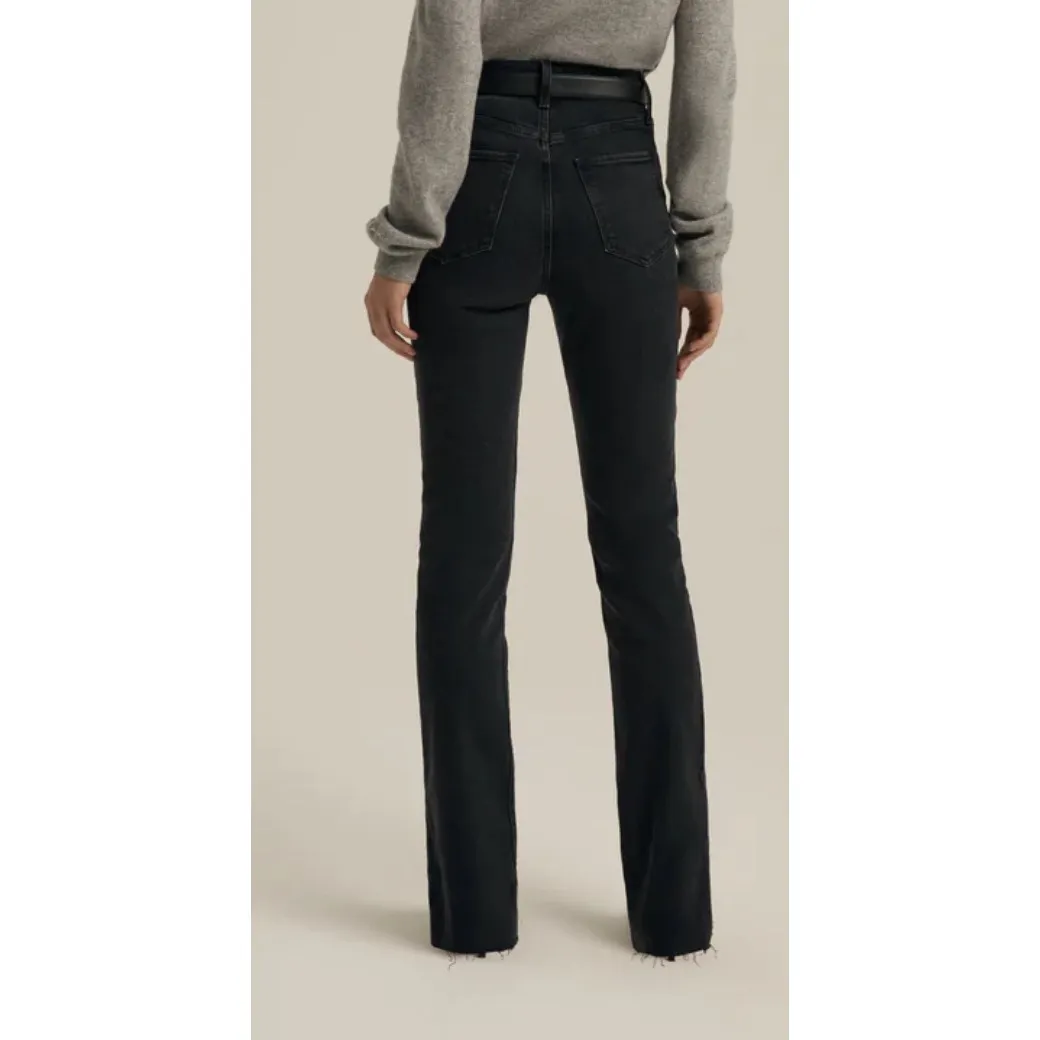 Favorite Daughter THE VALENTINA TOWER SUPER HIGH RISE jean in boulder sz 31 Black - Image 3