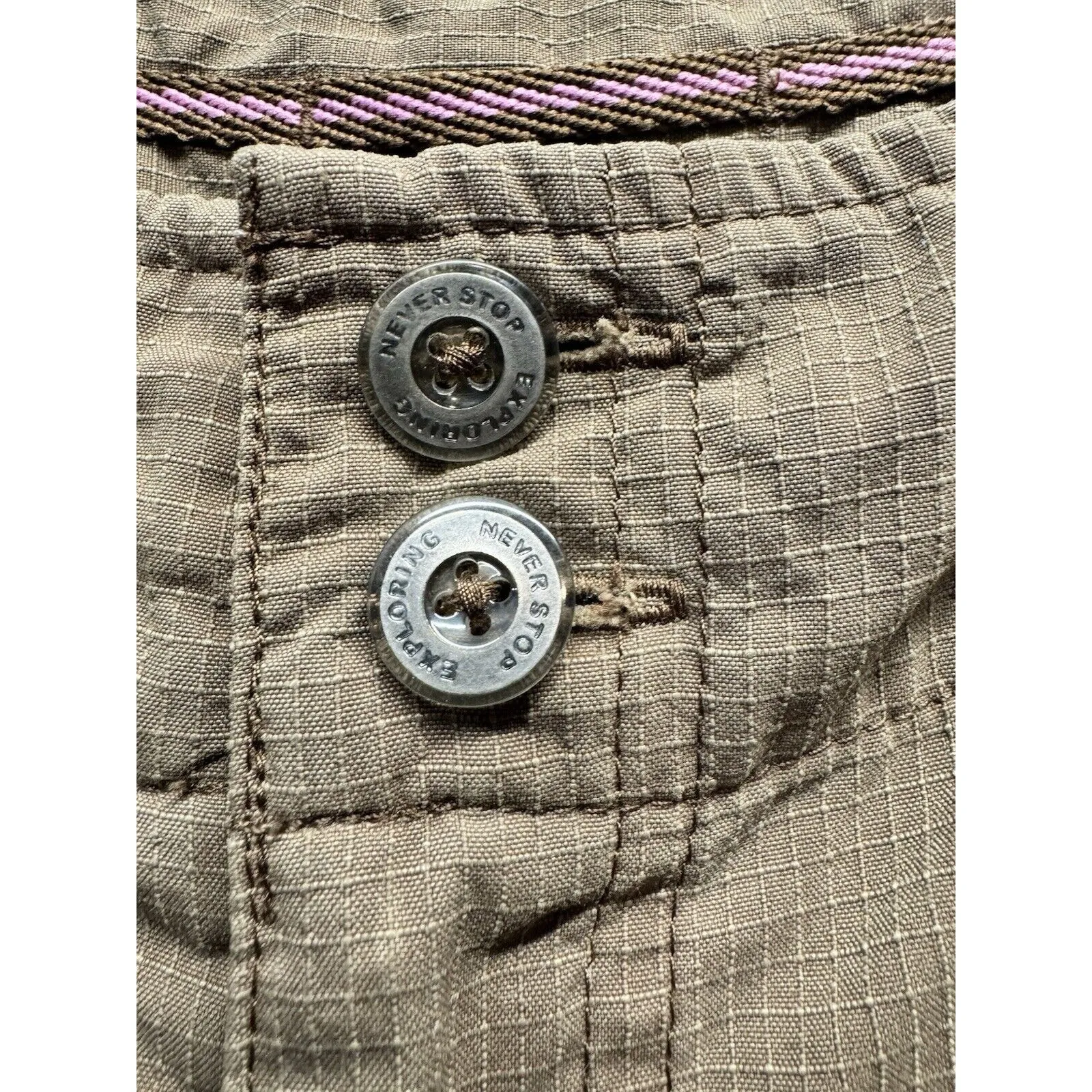 The North Face Women’s Tan Aphrodite Motion Cargo Capri Activewear Pants Size 8 - Image 6