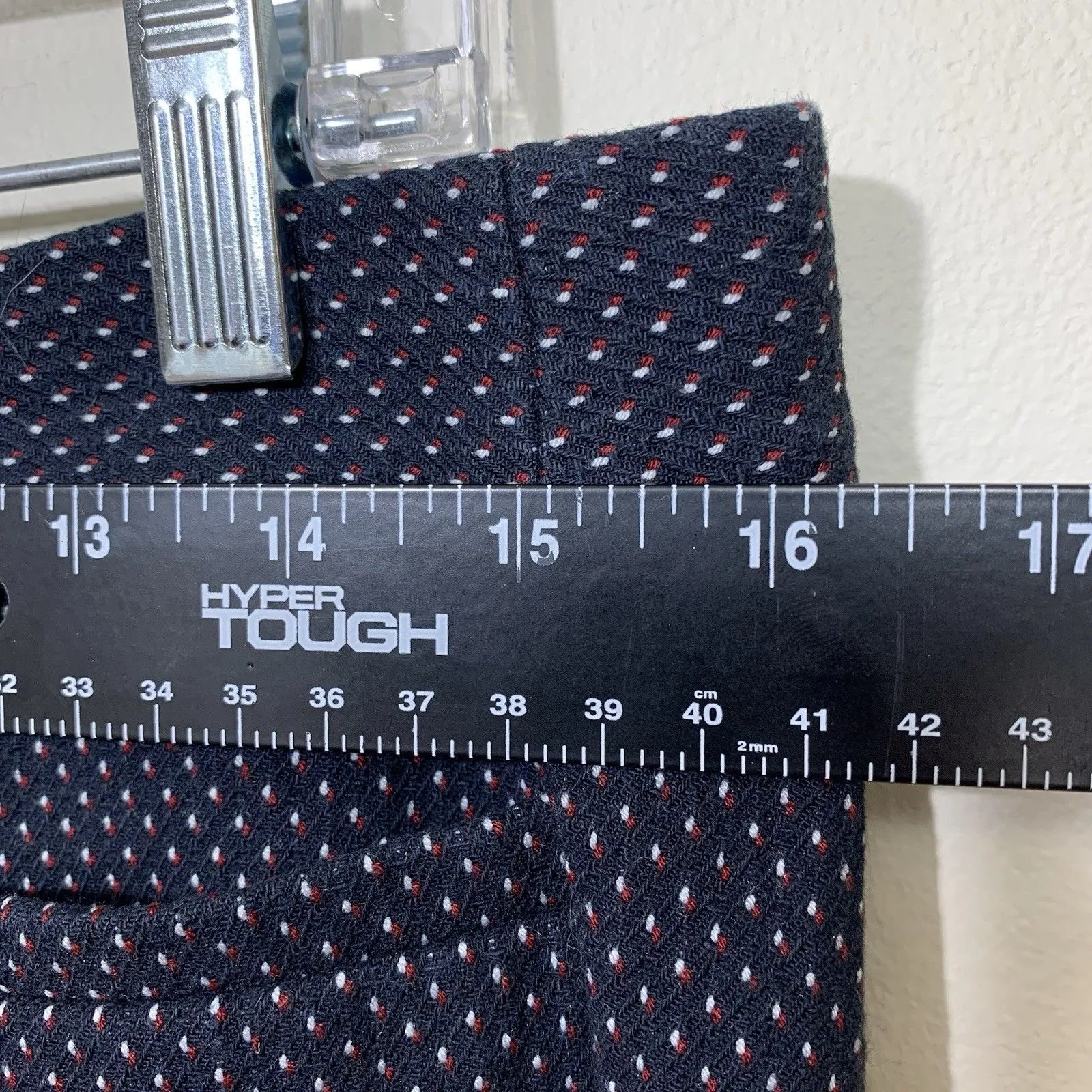 Banana Republic Womens Sloan Dark Blue Dot print Dress Pants Size 6 - Image 3