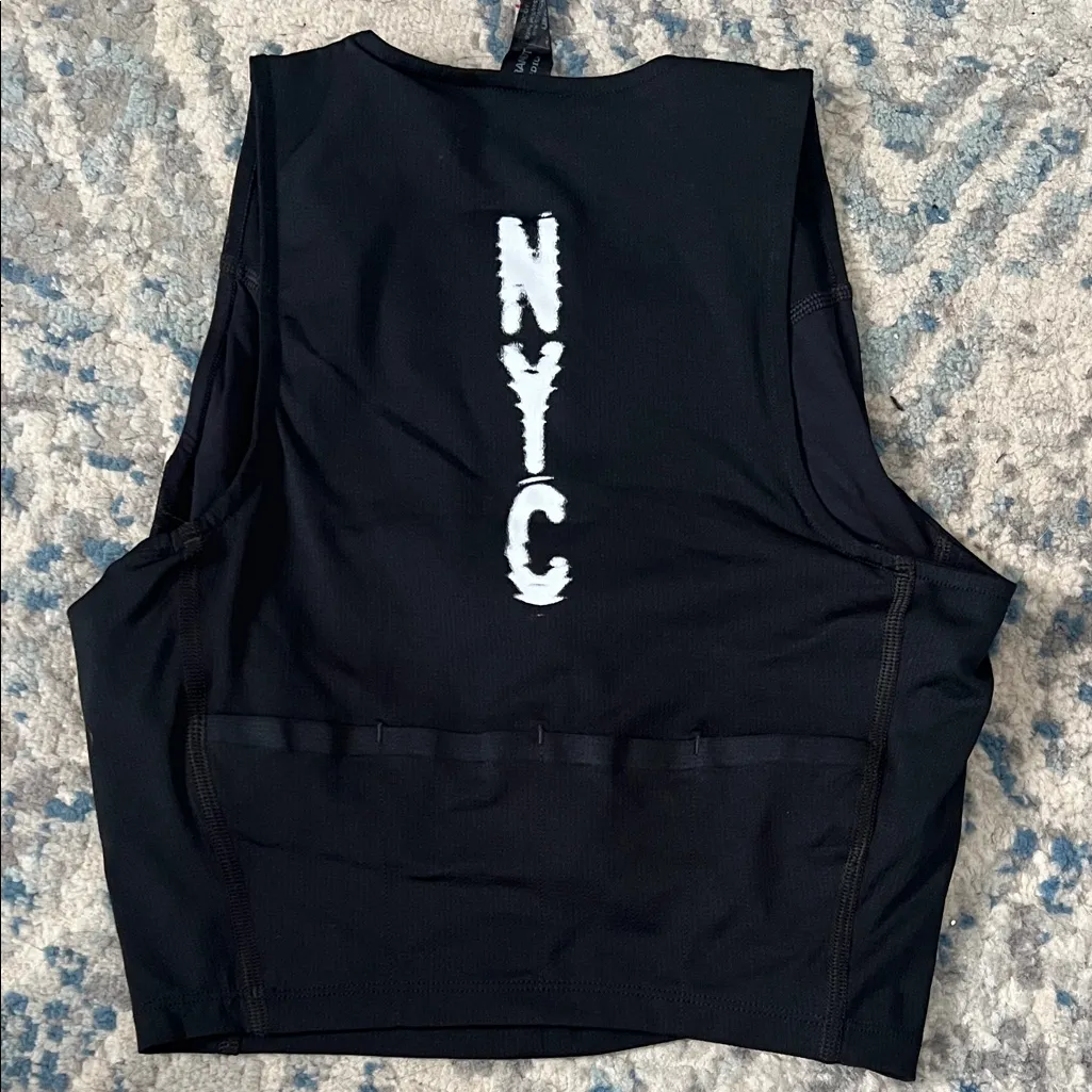 Bandit NYC Marathon 2025 Race Crop Black Size M - Image 2