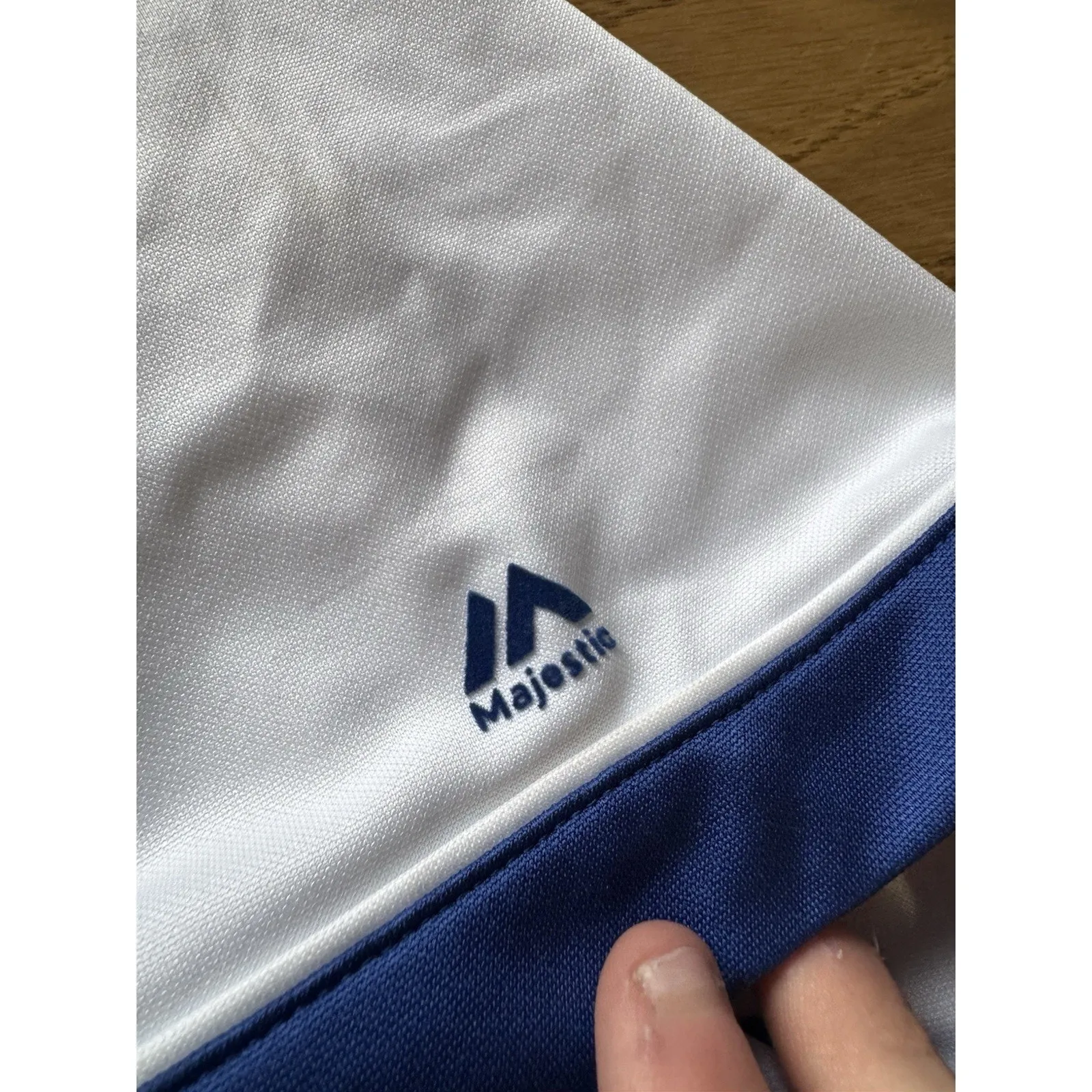 Majestic MLB New York Mets Button Down Women Jersey Size XL Athleisure Preppy - Image 9