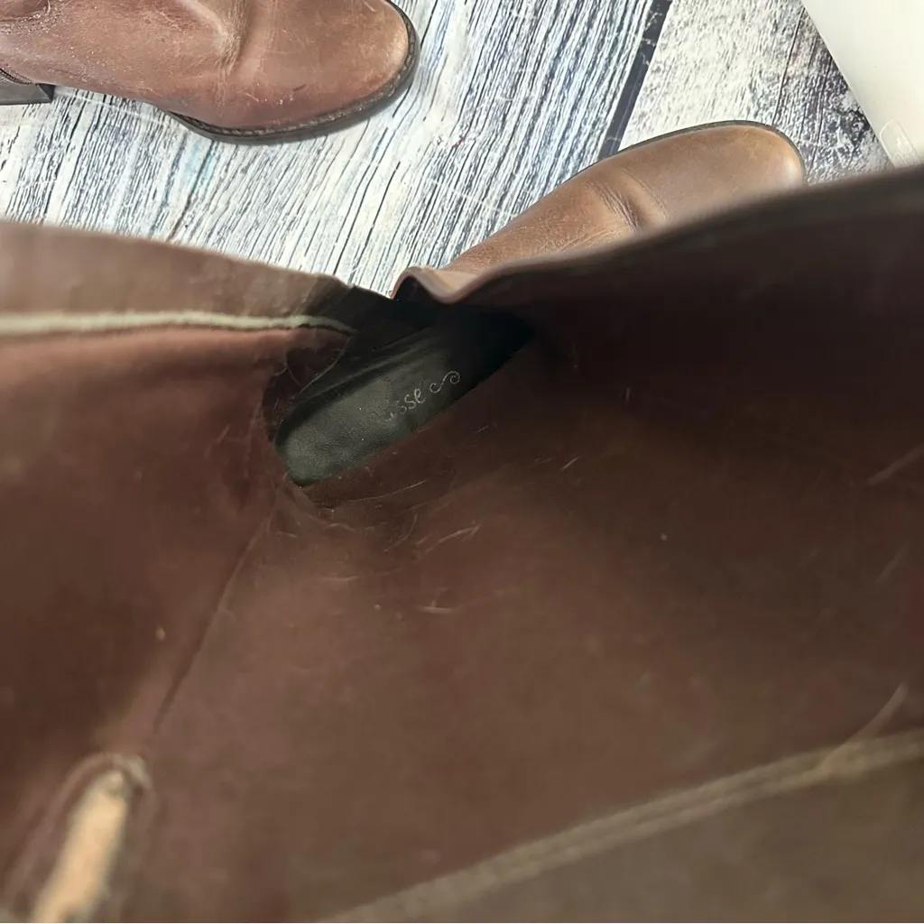 Matisse “Becky” Brown Leather Knee - Image 11