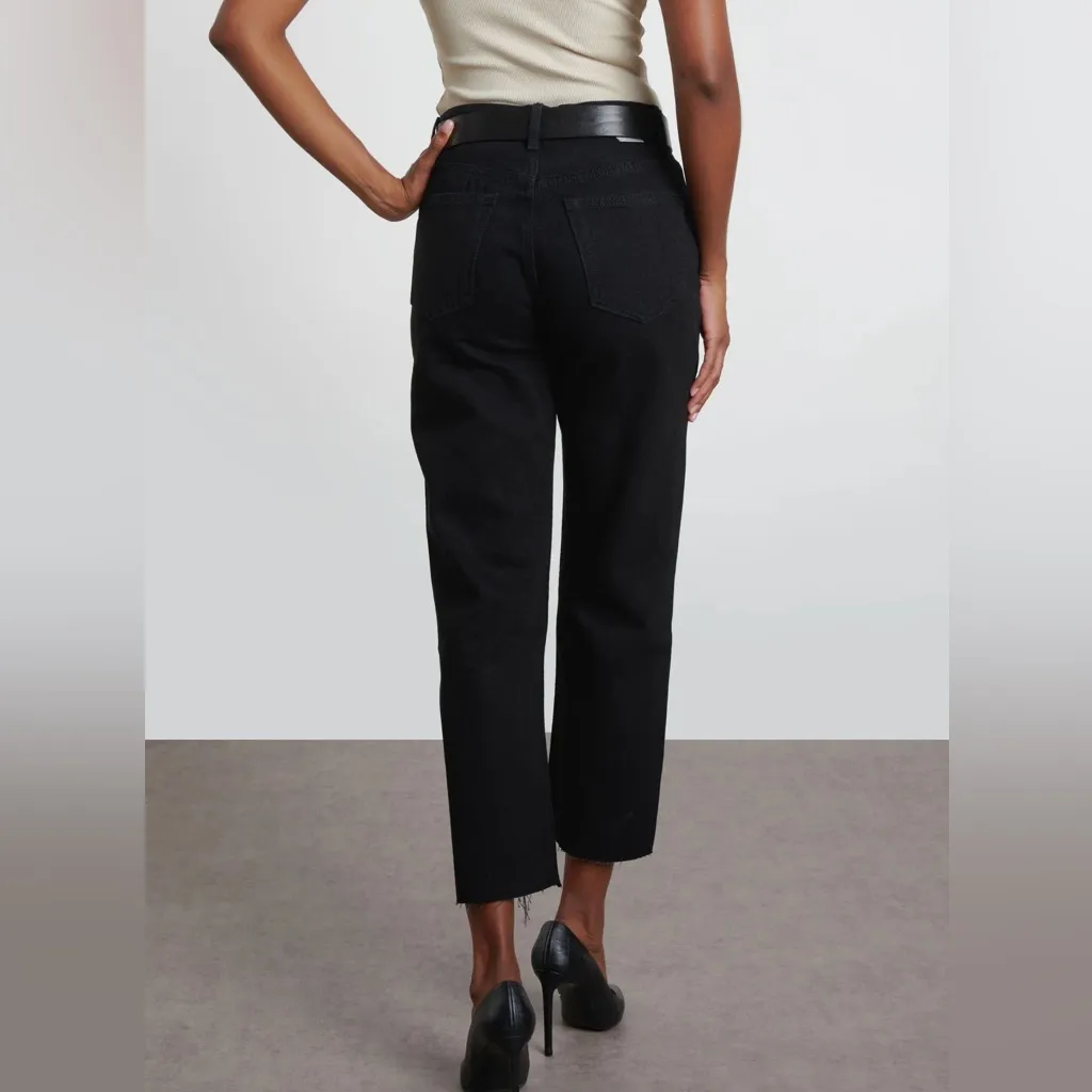 Boyish The‎ Tommy Authentic Rigid Black Beauty High Rise Straight Leg Jeans - Image 5