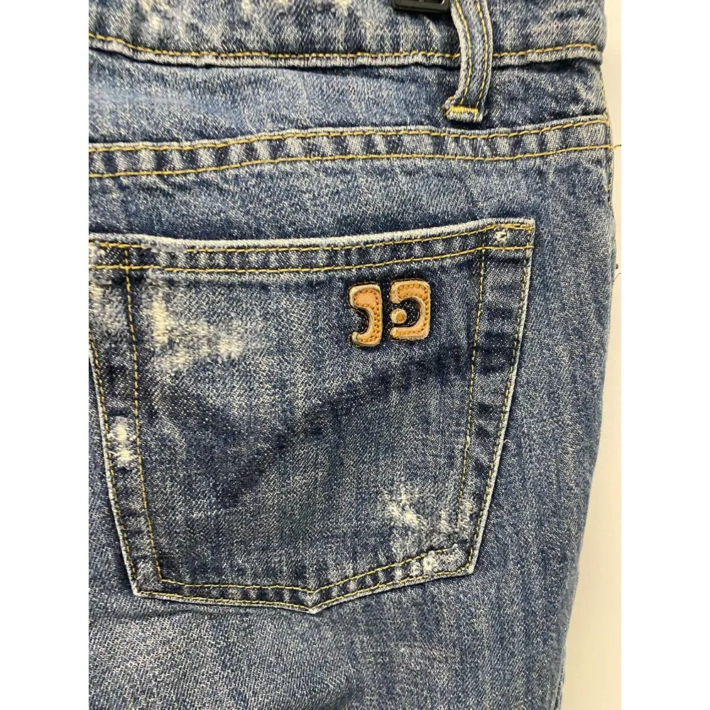 Joe's Bootcut Jeans 29 Med Wash Denim Mid Rise 100% Cotton Distressed Casual - Image 4