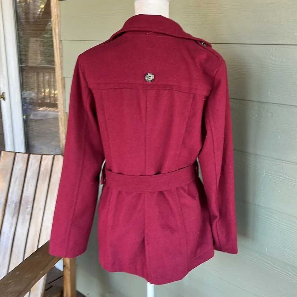 Bongo Wool Blend Pea Coat - Image 6