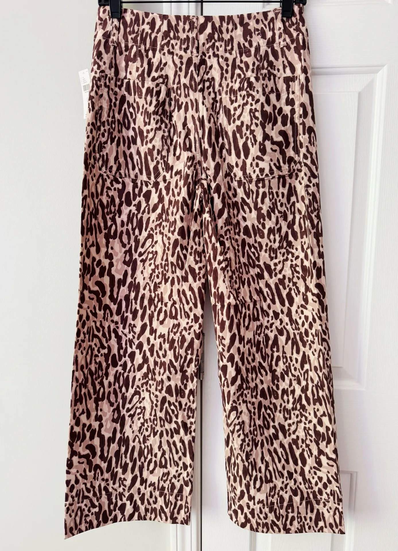 Anthropologie Maeve The Colette Cropped Wide-Leg Pants, Size 28 - Image 11