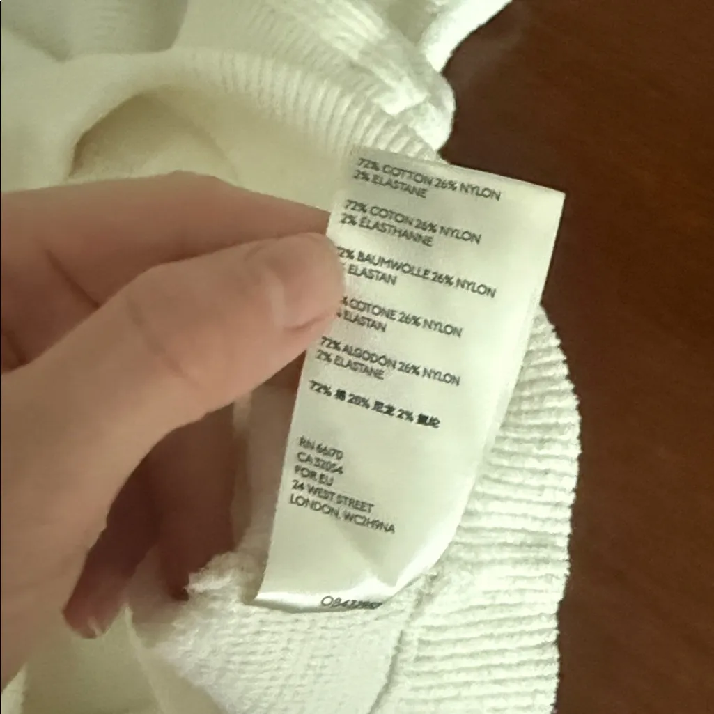 Free People Ivory Knit oversized sweater - Image 6