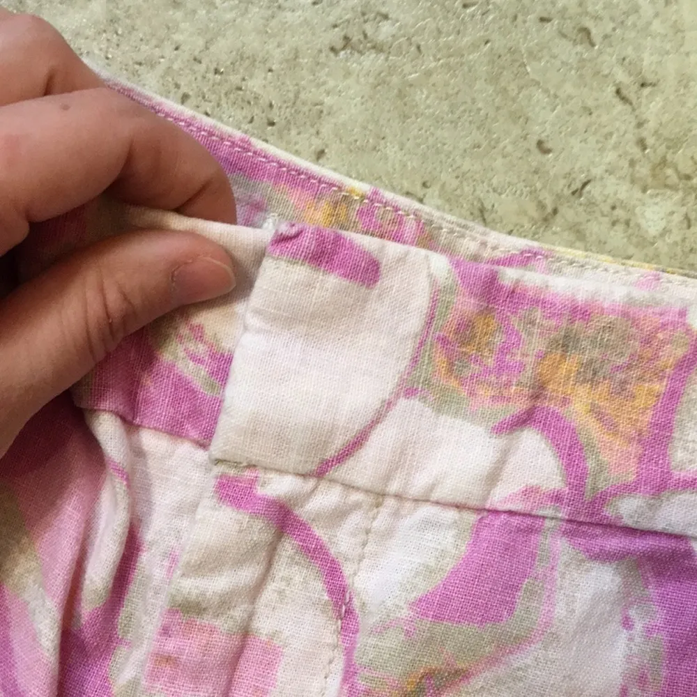 loft floral linen shorts - Image 4