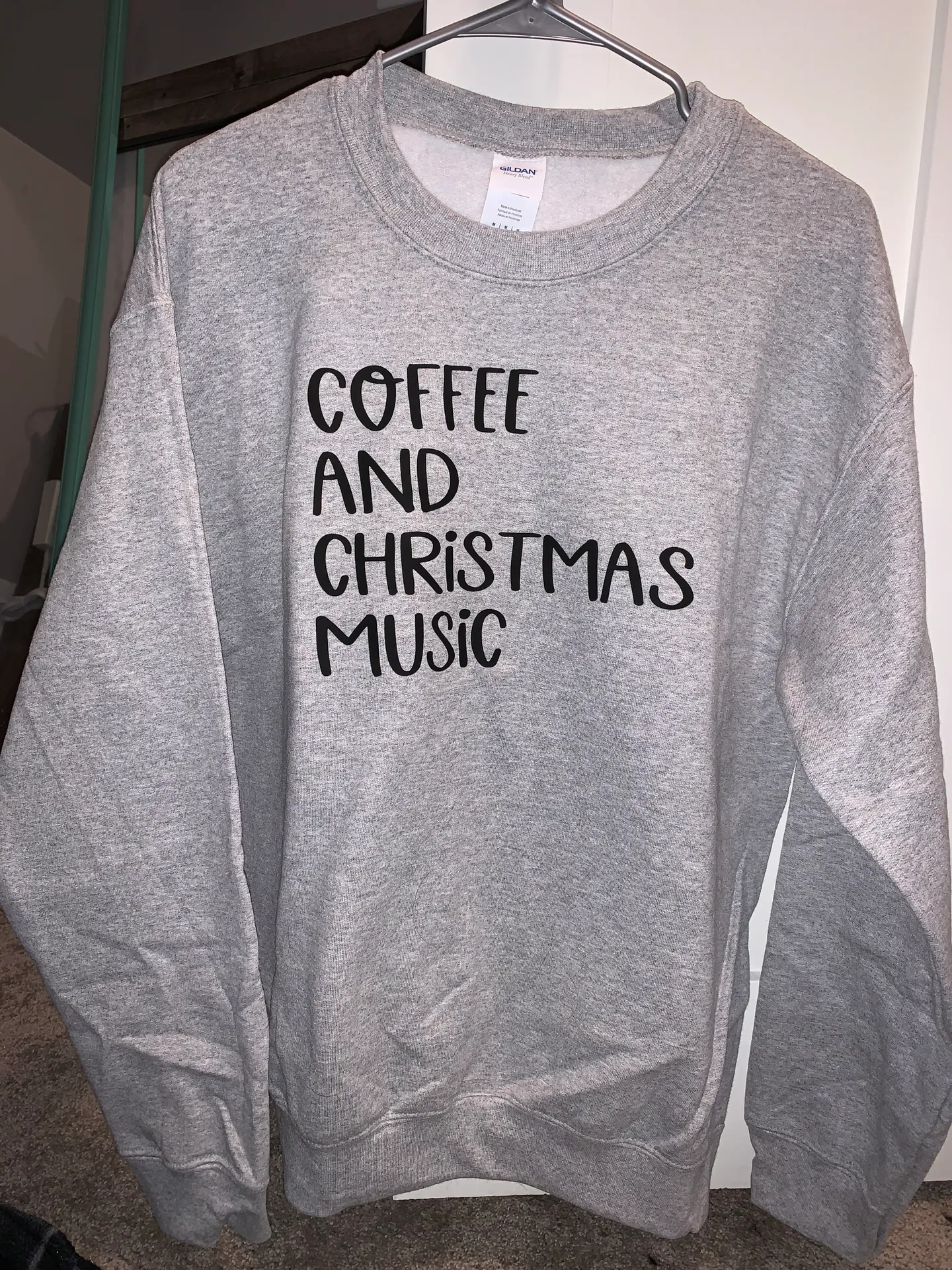 Coffee And Christmas Sweatshirt - Image 3
