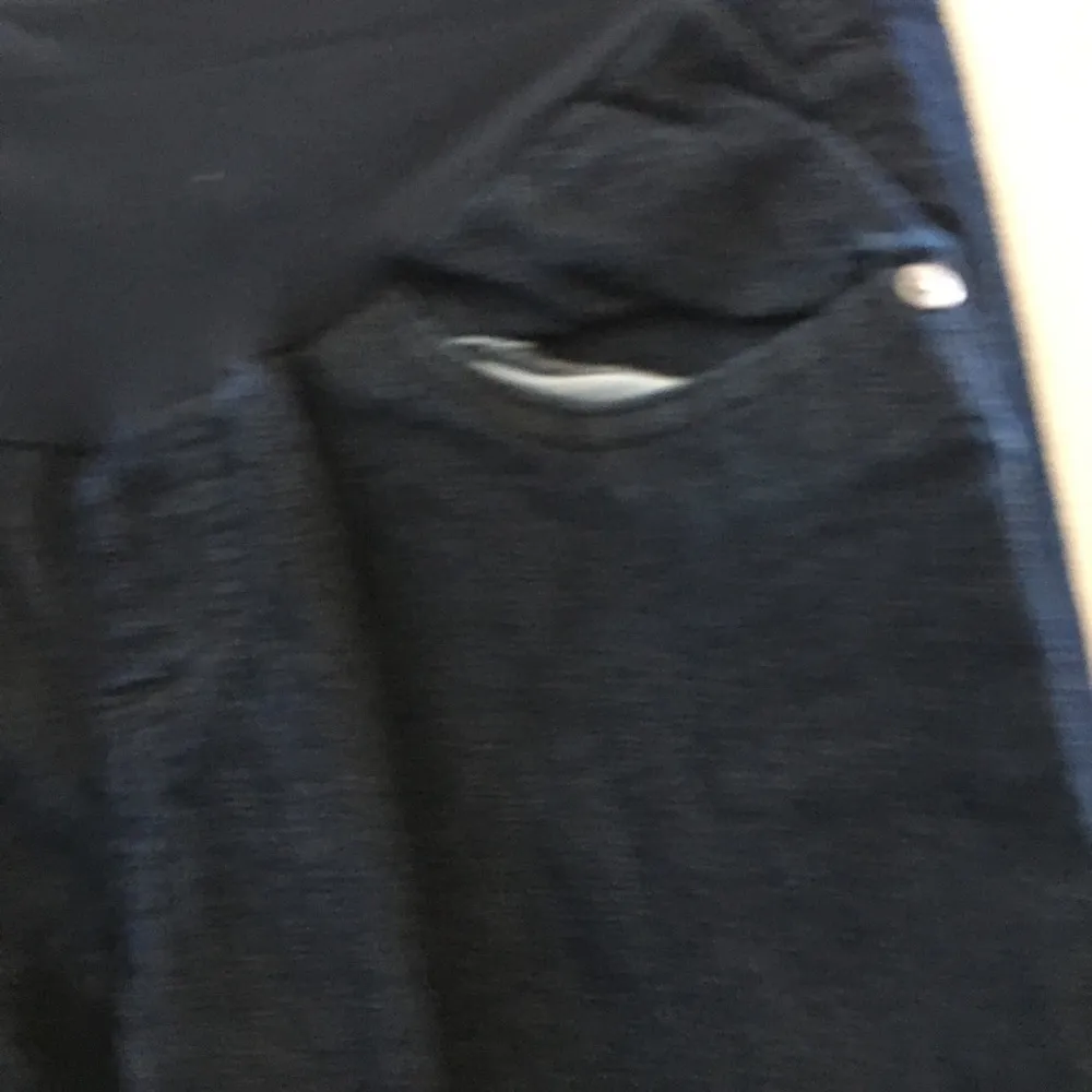 FINAL MARKDOWN INDIGO blue maternity jeans small - Image 2