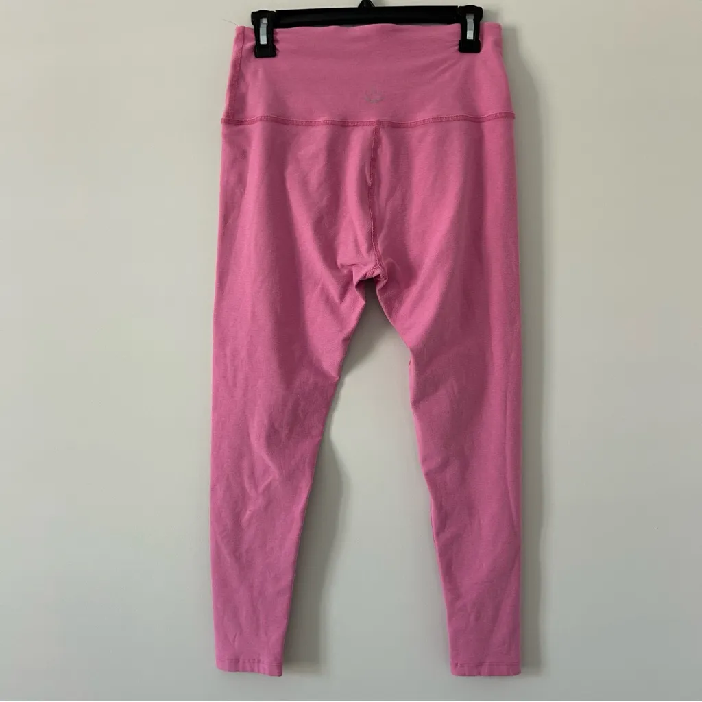 Beyond Yoga Spacedye At Your Leisure Leggings Pink Bloom Heather 24in Large - Image 2