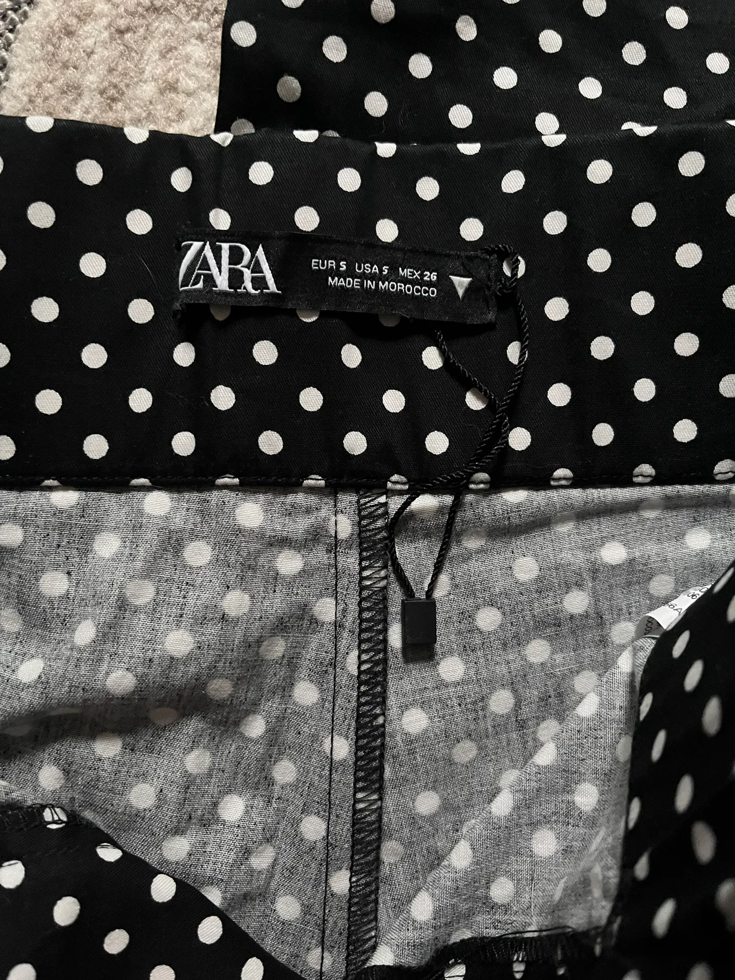 Black Polka Dot Trouser - Image 3