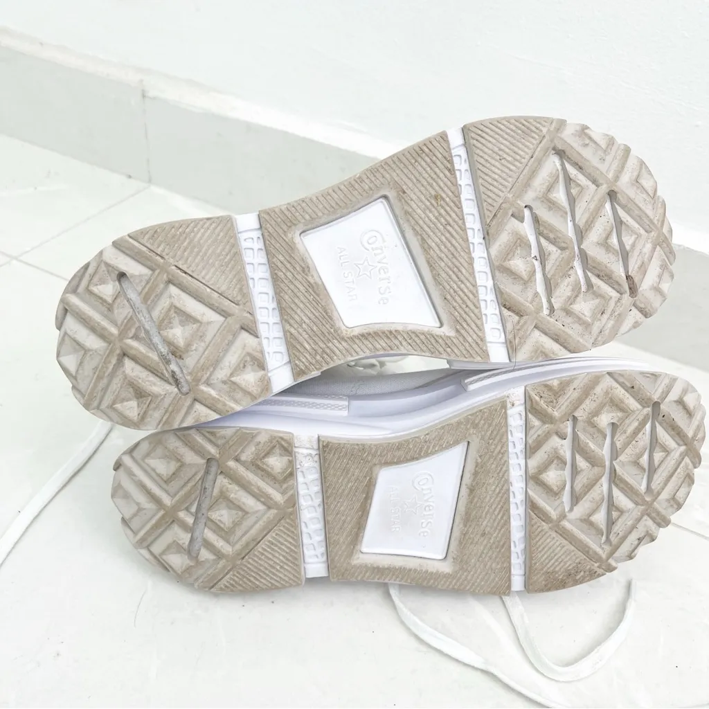 Converse Run Star Legacy CX Ivory High Sneakers Canvas Skate Shoes Women A06021C - Image 9