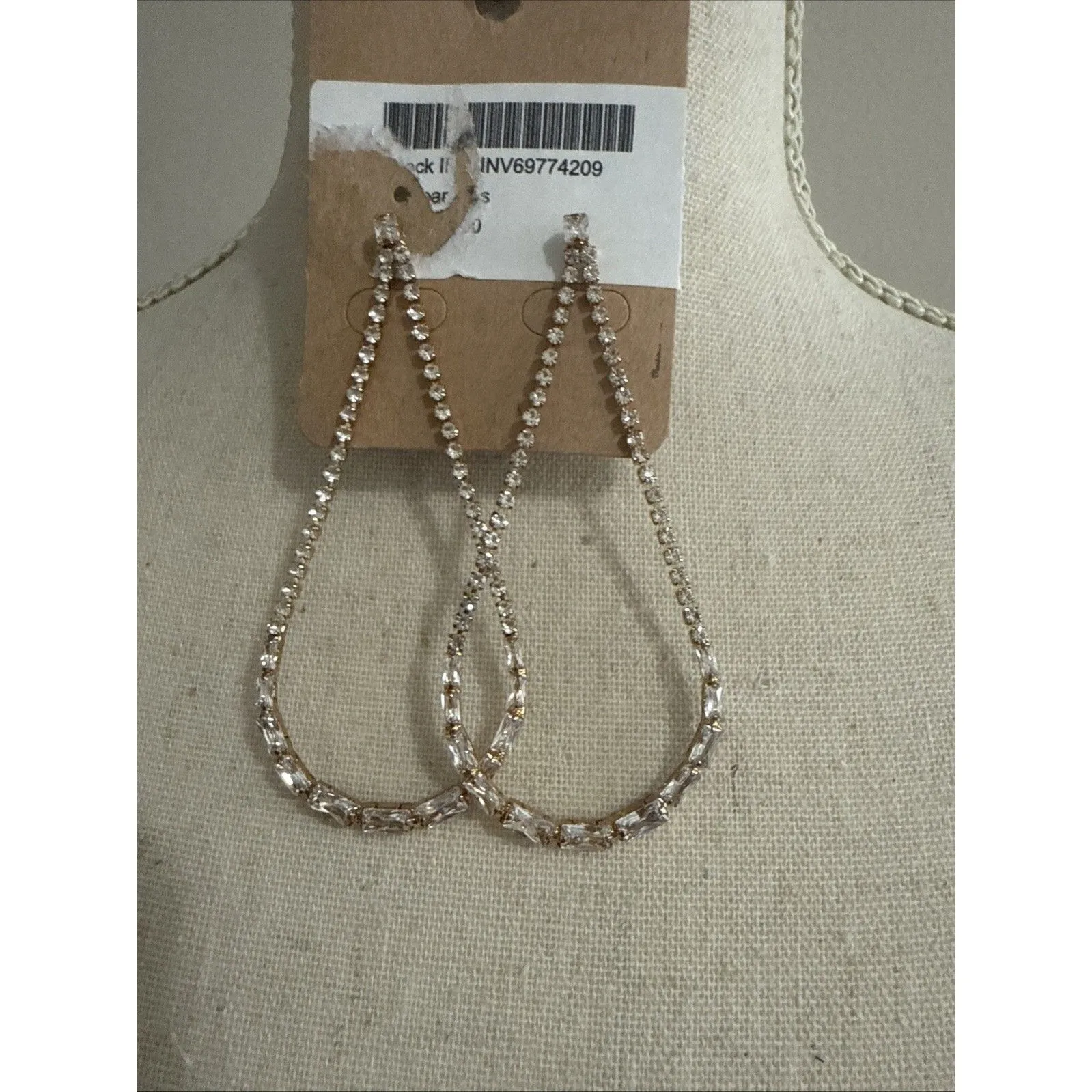 Light Blue Formal Dress Beautiful Beading Zipper And Earrings. Very Cinderella - Image 4