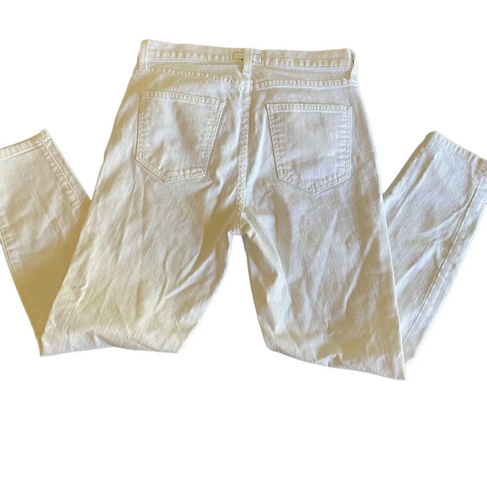 Current/Elliot White The super High waist stiletto salty Destroy size 28 - Image 7