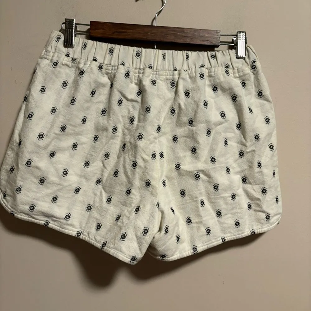 MADEWELL Pull-On Shorts in Diamond Dot 100% Cotton Pockets- Size Small - Image 8