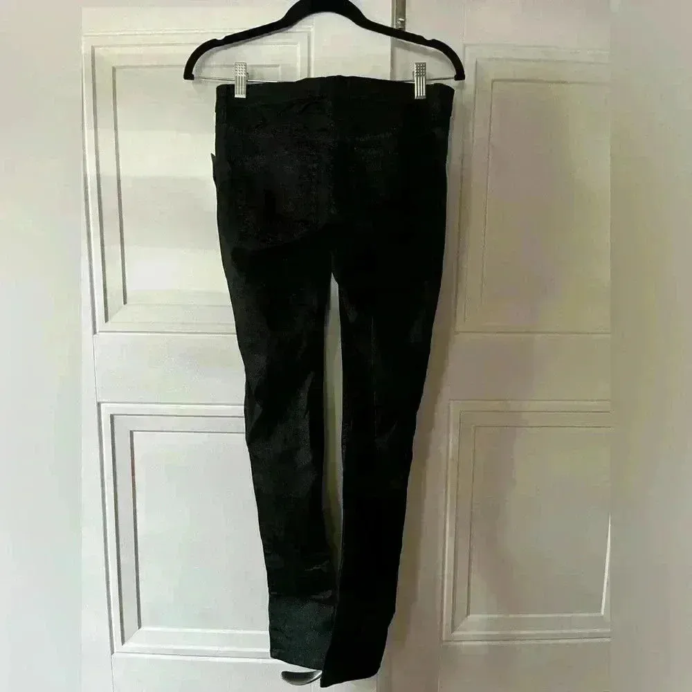 Free people black jeans with silver shimmer - Image 8