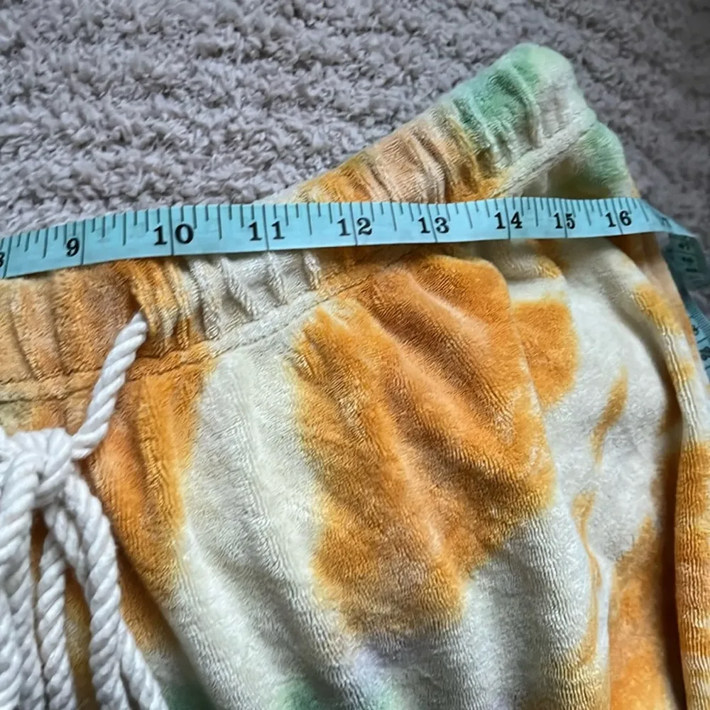Danninjo tie dye terry cloth shorts Green Size L - Image 3