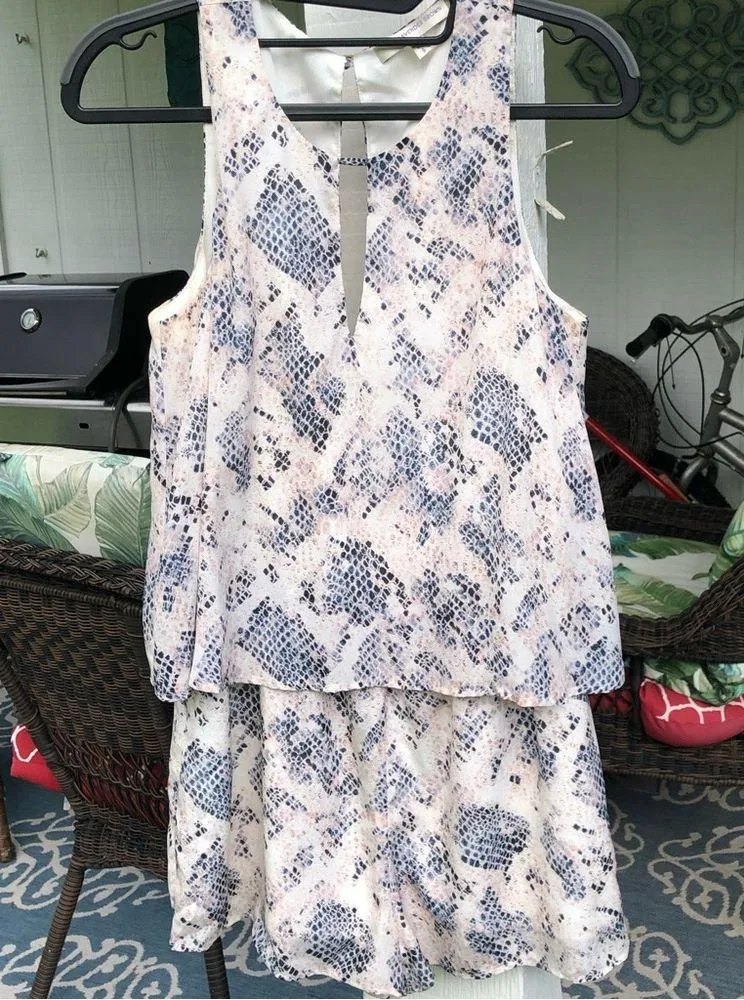 Lavender Brown Flowing Romper S - Image 2