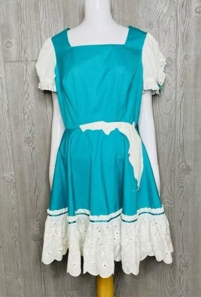 Unique handmade Florida dress clogging dance costume dress ruffle flare Size M - Image 9