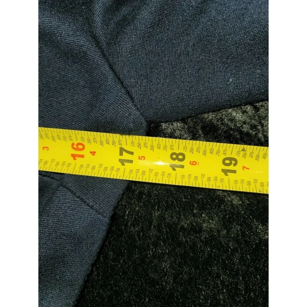 Eliza J Newyork Women Blue Rayon Long Sleeve Round Neck Knee Length Casual Dress - Image 12