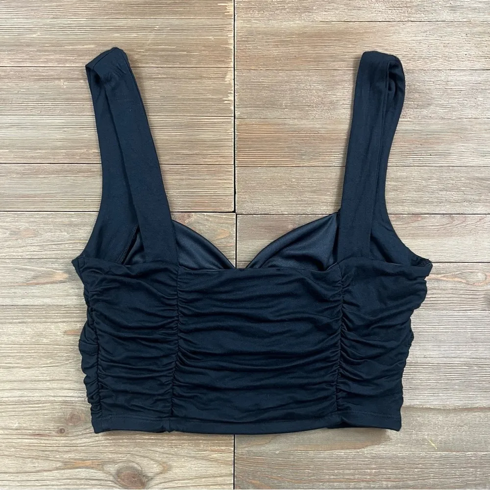 Anthropologie Maeve Ruched Crop Top - Image 6