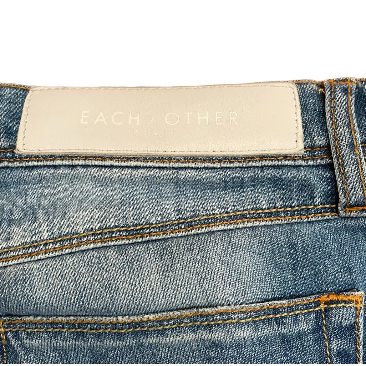 Each x Other Yi Zhou Painted Branch Jeans Blue Size 27 - Image 5