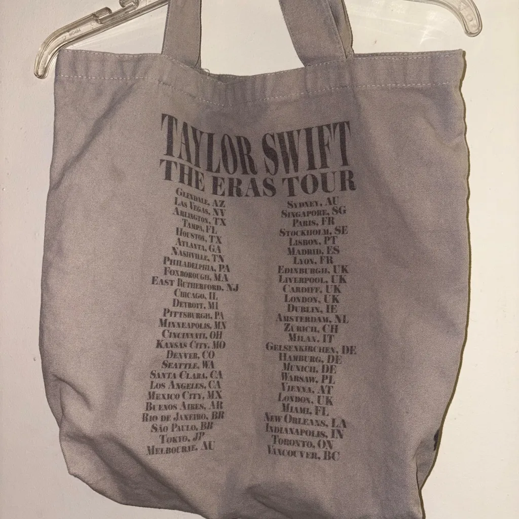 Taylor Swift The Eras Tour Tokyo Limited 2024 TOTE BAG FLAW see description - Image 2