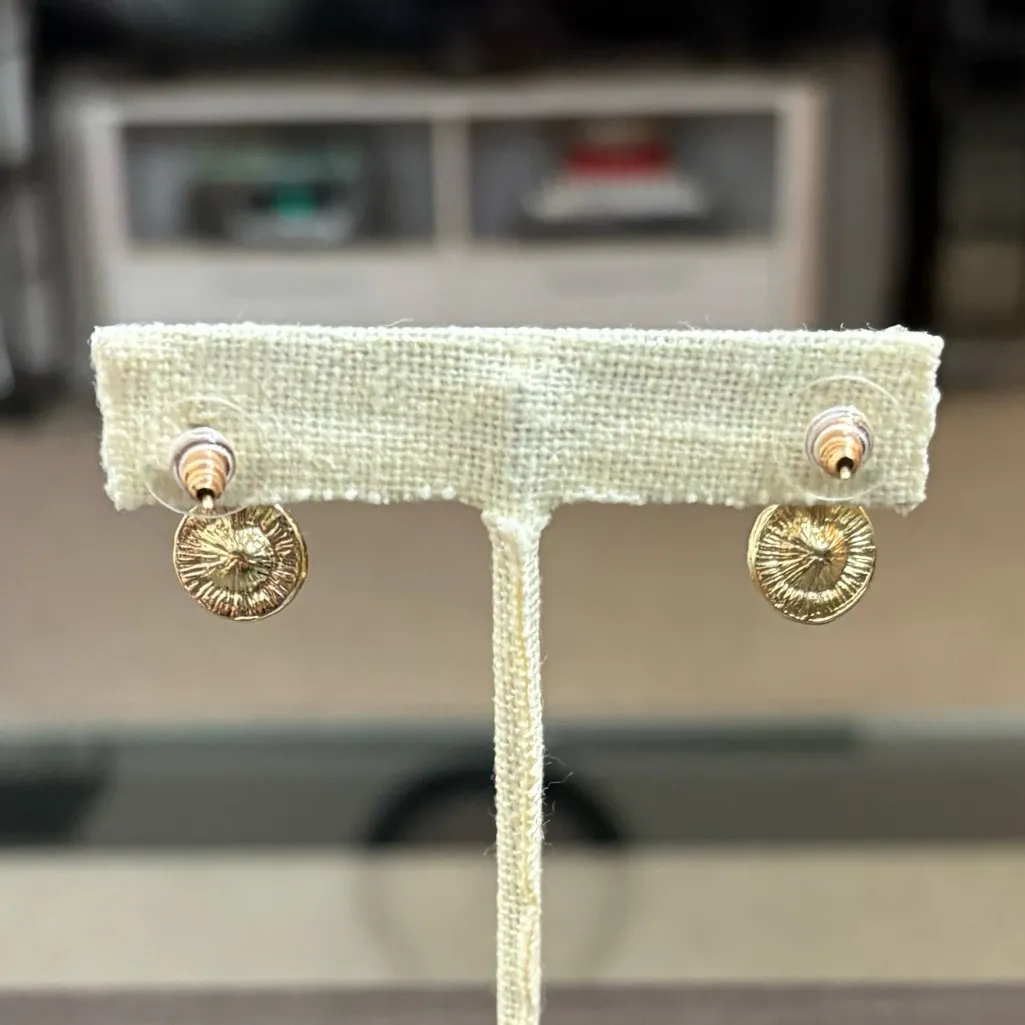 Green Crystal Dangle Earrings - Image 3