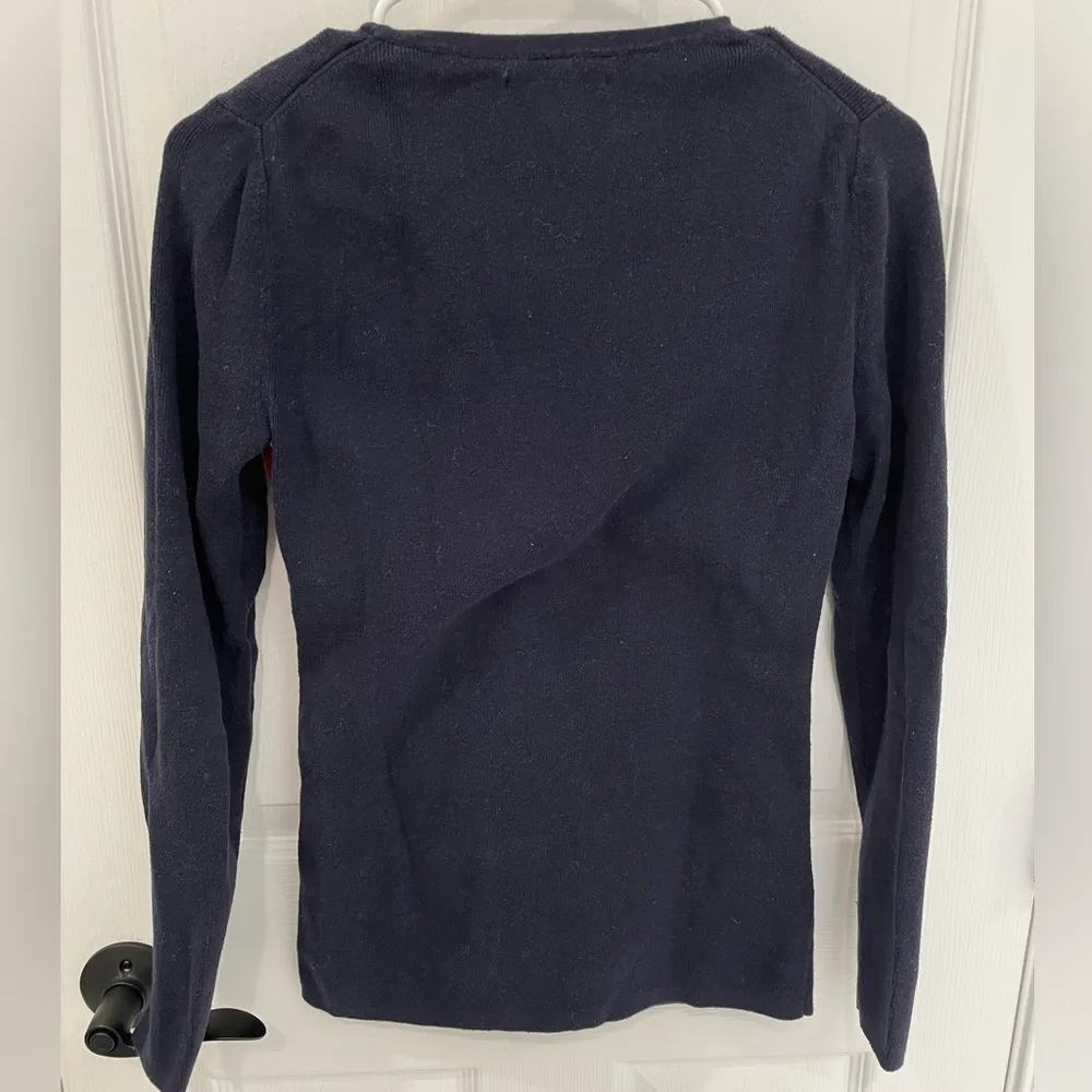 Tommy Hilfiger Retro Inspired Logo Sweater 100% Cotton Women’s Size S - Image 2